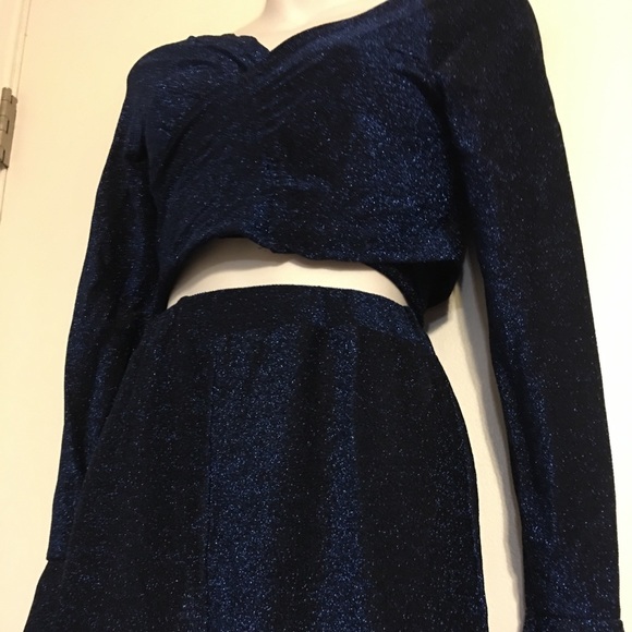 Adogirl blue shining two piece set - Picture 7 of 9